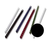 Inconnu BX211410 anneaux en plastique pour Machine à Punch/reliure 21 anneaux A4 14 mm-Noir-Lot de 100