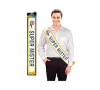 Inconnu Echarpe Super Mister Bleu