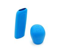 Inconnu Kit de Housse silicone universel pour frein a main levier de vitesse Bleu