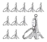 Inconnu LOT REVENDEUR DE 50 Porte-CLE Tour Eiffel Paris Argente Prix CHOQUANT