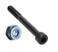 Inconnu M8 pour Trottinette Axe 12.9 Industrie Six Pans Creux + M8 selbstsichernde Mère (60 mm)