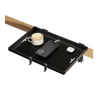 Inconvénients de la maison de nuit - Organiseur de lit pliant, table à clip peu encombrante - Solution de rangement pour téléphones, livres, lunettes, chambre à coucher, collège, école, écouteurs