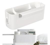 Inconvénients du marchand de nuit - Étagère de lit rectangulaire - Panier de nuit sans perçage - Crochets amovibles blancs - Organiseur de nuit peu encombrant - Solution de rangement de lit superposé