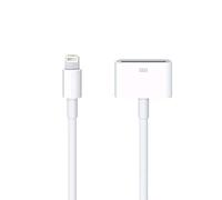 INCORIC Adaptateur Lightning vers 30 broches, câble de synchronisation de données pour iPhone 8 broches mâle vers adaptateur de sortie femelle 30 broches compatible iPhone 13/12/11/X/8/7/6/5/4S/4/3/3G