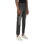 Incotex - Jean Slim Bleu avec Fermeture Boutonnée - Homme - Jeans - Noir - Taille: W36