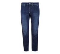 Incotex - Jean Slim Fit en Denim avec Patch en Daim - Homme - Jeans - Bleu - Taille: W38