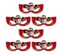 Incrdibls Masque décoratif pour les yeux - Cadeaux de super-héros - Masques noirs inspirés pour tous - Idéal pour les fêtes Incrdibls, les costumes, les déguisements, les accessoires de photomaton