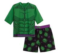 Incredible Hulk Swim Shorts + Rash Vest Ensemble de Bain 2 pièces Surf Top + Board Shorts