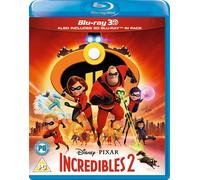 Incredibles 2 - Les Indestructibles 2 - Blu-Ray 3d + 2d + Disque Bonus (Import Anglais)