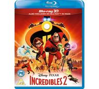 Incredibles 2 - Les Indestructibles 2 - Blu-Ray 3d + 2d + Disque Bonus (Import Anglais)