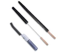 INCREWAY 1 ensemble de brosse de nettoyage de tuyau, brosse flexible de nettoyage pour suceur plat, outil pour sèche-linge, grille d'aération de réfrigérateur, bobine CVC, machine à laver, évier de