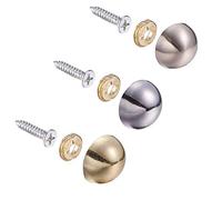 INCREWAY 36 définit 18mm Dia en alliage de Zinc Décoratif Miroir Vis Couvercle Cap Clous, Hémisphérique