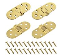 INCREWAY 4 PCS charnière de table, Flip Charnière en laiton massif à rabat, pour tiroir, table, bureau, machine à coudre