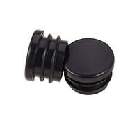 INCREWAY Embouts en Plastique, 30pcs couvercles Ronds Tube Tube Insert Caps Chair End Caps Cover Round Tube Inserts, 22mm, Noir
