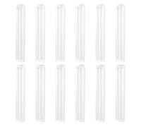 INCREWAY Lot de 12 bandes anti-chocs en silicone transparent pour armoire, chaise, table, porte, tiroir, couvercle de toilettes, protection de surface de meubles, protection murale et réduction du