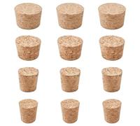 INCREWAY Lot de 27 bouchons coniques en liège pour bouteille de vin et bocal en liège de différentes tailles