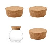 INCREWAY Lot de 3 bouchons coniques en liège pour bouteille de vin en verre, 88 x 77 x 35 mm INC-YF40-891-EU8