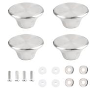 INCREWAY Lot de 4 poignées de couvercle de casserole en acier inoxydable compatibles avec Le Creuset, Aldi, Lodge et autres cocottes en fonte émaillée