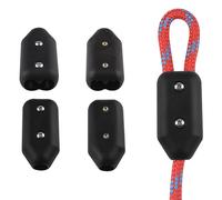 INCREWAY Lot de 4 serre-câbles réutilisables en plastique connecteur de corde serre-câble convient pour corde en nylon de 9 à 10 mm ou cordes tressées