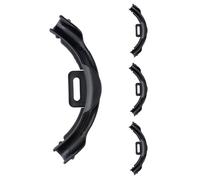 INCREWAY Lot de 4 supports de tuyau Pex de 1,9 cm - Support de tuyau à 90 degrés - Colliers de serrage renforcés - Support de tuyau en plastique pour une installation sécurisée de conduite d'eau (noir