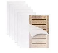 INCREWAY Lot de 6 couvercles d'aération en PET avec nano-adhésif, 14 x 30 cm pour aérations de sol, mur, plafond et registres d'air, pour camping-car, maison, bureau, aérations de climatisation, non