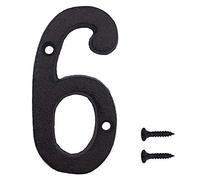 INCREWAY Numéros de maison en fonte - 7,5 cm - Style rétro - Numéro de maison - Pour café, bar, restaurant