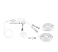 Incroyable! Bande de lumière néon LED auto-adhésive, bande COB à intensité variable for panneau mural acoustique, étagère, décor d'armoire Collection(Warm White,2Roll LED Neon Strip,2M 6.56FT)