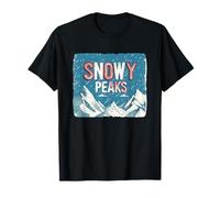 Incroyable emblème Snowy Peaks pour Une expédition givrée T-Shirt