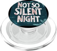 Incroyable Logo Not So Silent Night pour Discours de Noël Coquin PopSockets PopGrip pour MagSafe