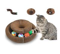 Incroyable Orgue à gratter pour Chat, Jouet accordéon pour Chat - Accordéon de Patte de grattoir de Chat,Tapis à gratter interactif Pliable pour Chat, Planche à gratter pour Chat, Patte de Chat, Or