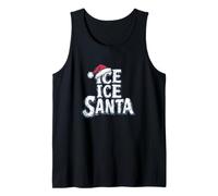 Incroyable Père Noël glacé avec Chapeau pour Noël Coquin Débardeur