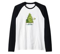 Incroyable Sapin de Noël Ivre avec bière pour Homme et Femme Manche Raglan