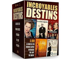 Incroyables destins : La dame de fer + Truman Capote + Hitchcock + The Queen + The Lady [Pack]