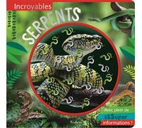 Collectif – Incroyables serpents – Document jeunesse – Cartonné – Piccolia