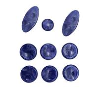 Incrustations de coquille d'ormeau de rechange pour divers saxophones altos