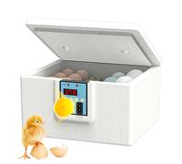 Incubateur à Poussins,Boîte d'Élevage Pratique pour Poussins | Couveuse Avicole à Contrôle Thermique Numérique et Écran Tactile pour Volailles
