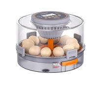 Incubateur à œufs, couveuse automatique numérique 12 œufs avec contrôle de la température et de l'humidité pour l'éclosion des œufs de poule, canard, oie, pigeon