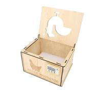Incubateur à œufs en bois avec contrôle de température constante, lit à eau de haute capacité, opération simple pour poulet, canard, oie, matériau en bois de pin (batterie