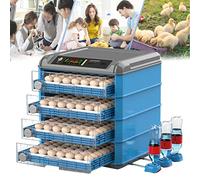 Incubateur à œufs numérique automatique pour volaille - Contrôle intelligent de la température et rotation - Affichage LED - Écoute des poules - Canards - Oiseaux - Grande capacité