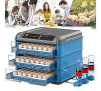 Incubateur à œufs numérique automatique pour volaille - Contrôle intelligent de la température et rotation - Affichage LED - Écoute des poules - Canards - Oiseaux - Grande capacité