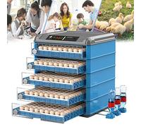 Incubateur à œufs numérique automatique pour volaille - Contrôle intelligent de la température et rotation - Affichage LED - Écoute des poules - Canards - Oiseaux - Grande capacité