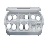 Incubateur à œufs transparent - 12 grilles - Plateau d'incubateur d'œufs de serpent - Incubateur portable pour petits reptiles
