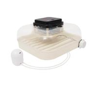 Incubateur automatique à 35 œufs, contrôle intelligent de la température, matériau ABS, couvercle blanc transparent, pour la maison, l'école et la ferme