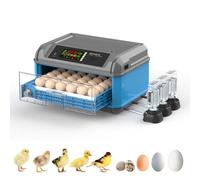 Incubateur automatique d'oeufs avec contrôle de la température et vue à 360 degrés pour éclosion de poulets, canards, oies, cailles - essentiel pour l'élevage de volailles