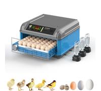 Incubateur automatique d'oeufs avec contrôle de la température et vue à 360 degrés pour éclosion de poulets, canards, oies, cailles - essentiel pour l'élevage de volailles