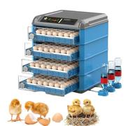 Incubateur Automatique D'œufs For Poulet Canard Caille Capacité 24-300 Couveuse Numérique For Volaille Avec Rotation Automatique Œufs Contrôle L'humidité Température Petite Ferme Domestique(192)