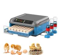 Incubateur Automatique D'œufs For Poulet Canard Caille Capacité 24-300 Couveuse Numérique For Volaille Avec Rotation Automatique Œufs Contrôle L'humidité Température Petite Ferme Domestique(56)