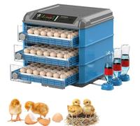 Incubateur Automatique D'œufs For Poulet Canard Caille Capacité 24-300 Couveuse Numérique For Volaille Avec Rotation Automatique Œufs Contrôle L'humidité Température Petite Ferme Domestique(176)