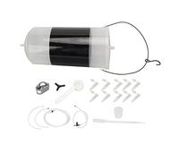 Incubateur Automatique Grande capacité pour œufs d'artémias, kit d'incubation avec vanne de régulation, 22,6 x 9,9 cm, pour l'alimentation des Poissons d'aquarium.