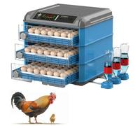 Incubateur Automatique Numérique For 24 À 300 Œufs Rotation Automatique Contrôle L'humidité Taux D'éclosion Élevé Couveuse Volaille For Petites Fermes Poulaillers Poulailler Canard Caille(176)